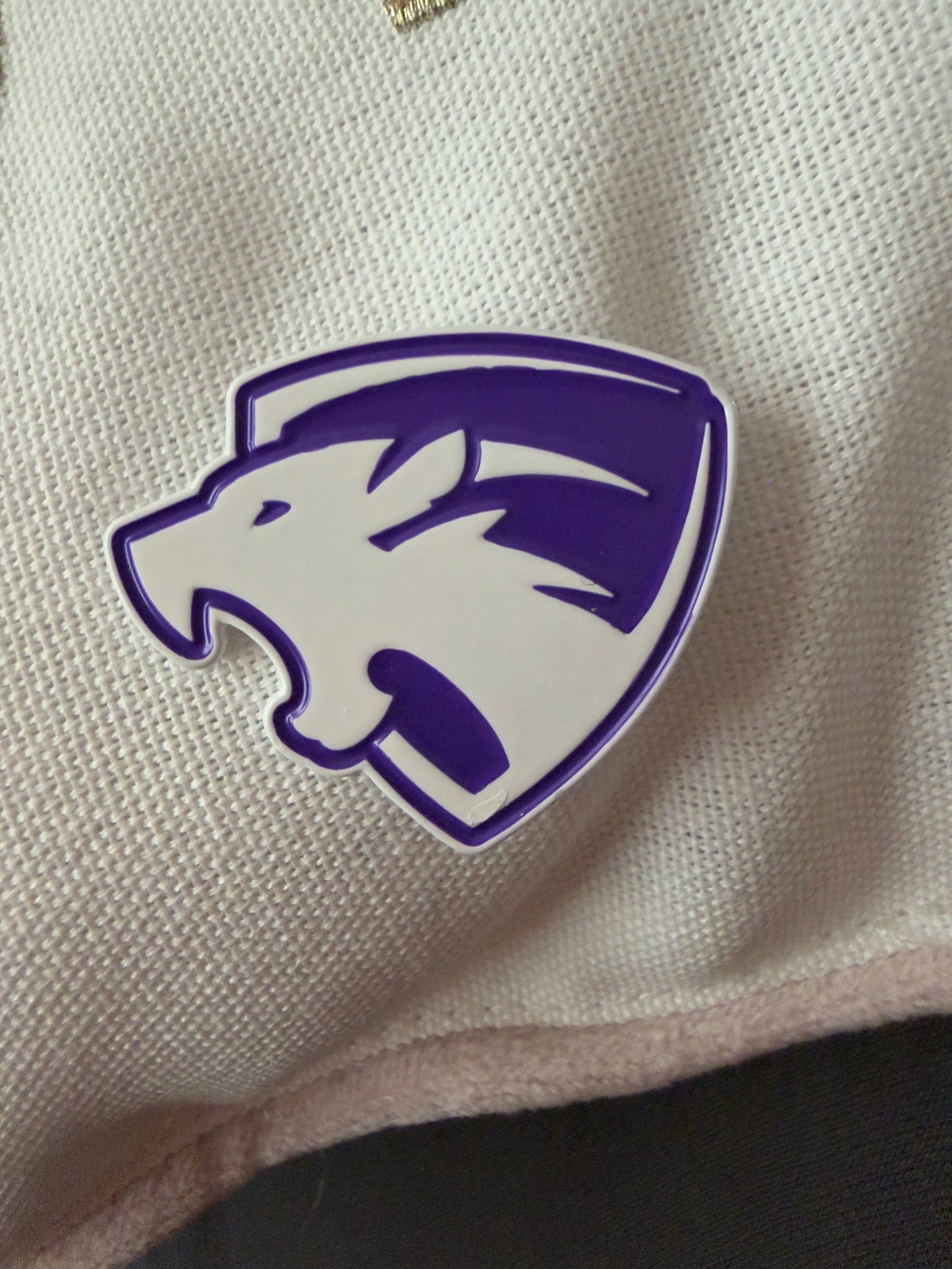 Panther Golf Ball Marker (Purple)