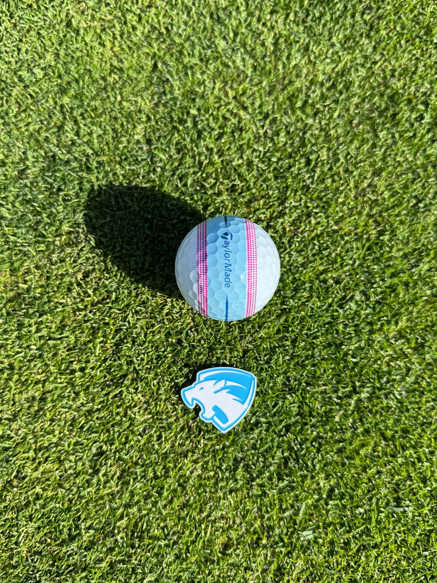 Panther Golf Ball Marker (Light Blue)