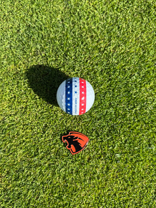 Panther Golf Ball Marker (Orange)